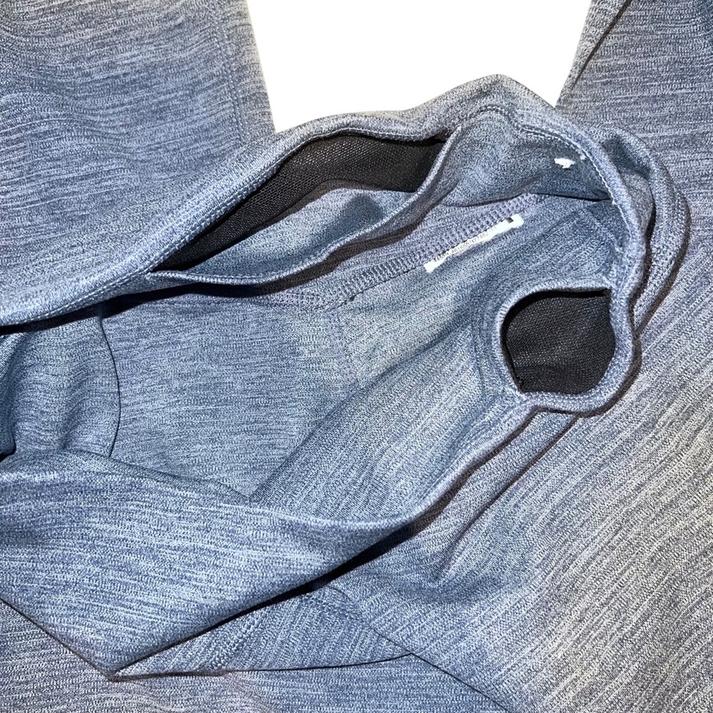 Nike One Luxe Blue Heathered Mid Rise Tights Women’s Leggings Size Extra Small - Picture 8 of 9